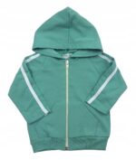 Bawełniany komplet dziewczęcy, ZIELONE PASKI - obrazek 2