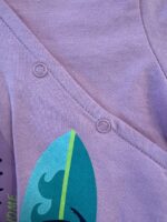 Zestaw dla niemowląt z kapturkiem fioletowy ONNO Baby - obrazek 4