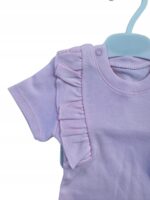 Body niemowlęce z krótkim rękawem różowe ONNO BABY - obrazek 2