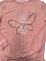 Dres bawełniany dla dziewczynki. Komplet składający się z T-shirtu i spodni - obrazek 3