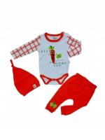 Zestaw dresowy, czapka, body, spodnie, ONNO BABY