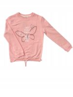 Dres bawełniany dla dziewczynki. Komplet składający się z T-shirtu i spodni - obrazek 2