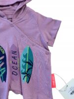 Zestaw dla niemowląt z kapturkiem fioletowy ONNO Baby - obrazek 3