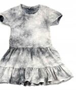 Elegancka dzianinowa sukienka dla dziewczynki w rozmiarze 116 - obrazek 2