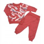 Bawełniany komplet dziewczęcy KINIK w rozmiarze 86 cm