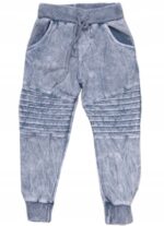 SPODNIE DRESOWE CHŁOPIĘCE, JOGGERY DZIECIĘCE, JUNIOR, SPODNIE DRESOWE BAWEŁNIANE - obrazek 3