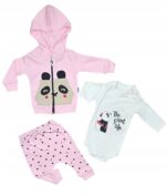 Bawełniany zestaw dla niemowląt 3-częściowy zestaw dla niemowląt Onno