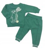 Zestaw dziecięcy Zestaw ze spodniami bawełnianymi T-shirt Rozmiar 68 cm