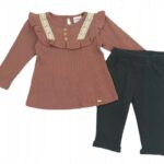 Bawełniany komplet dla dziewczynki