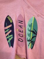 Zestaw dla niemowląt z kapturkiem fioletowy ONNO Baby - obrazek 6