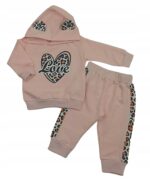 Komplet dla dziewczynki Komplet składający się z bawełnianej koszulki i spodni