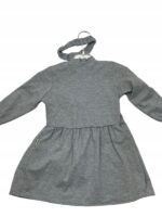 Sukienki dla dziewczynki z opaską Komplet z opaską bawełnianą - obrazek 3