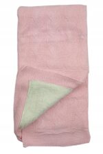 Kocyk dziecięcy Onno Baby pleciony z wełną 90x100 cm - obrazek 7