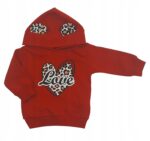 Zestaw dla dziewczynki Komplet z bawełnianą koszulką i spodniami - obrazek 2