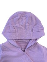 Zestaw dla niemowląt z kapturkiem fioletowy ONNO Baby - obrazek 5