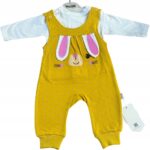 Komplet dla dziewczynki: bluzka i śpioszki ONNO BABY