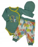 Bawełniany komplet chłopięcy WESOŁYCH ŚWIĄT