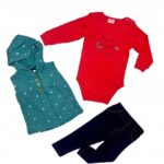 Zestaw dresowy Zestaw body z kamizelką i spodniami ONNO BABY