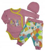 Bawełniany komplet dla dziewczynki WESOŁYCH ŚWIĄT