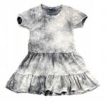 Elegancka dzianinowa sukienka dla dziewczynki w rozmiarze 116