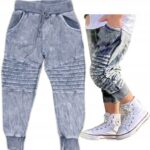 SPODNIE DRESOWE CHŁOPIĘCE, JOGGERY DZIECIĘCE, JUNIOR, SPODNIE DRESOWE BAWEŁNIANE