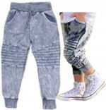 SPODNIE DRESOWE CHŁOPIĘCE, JOGGERY DZIECIĘCE, JUNIOR, SPODNIE DRESOWE BAWEŁNIANE