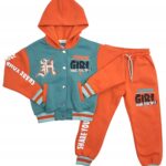 Bawełniany komplet dziewczęcy DZIEWCZYNA w rozmiarze 110 cm