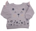 Bawełniany komplet dziewczęcy SERCE - obrazek 2