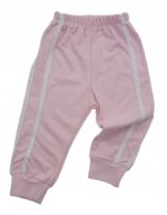 Bawełniany komplet dziewczęcy, RÓŻOWE PASKI - obrazek 3