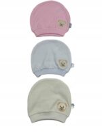 Bawełniana czapka niemowlęca 34-36x3