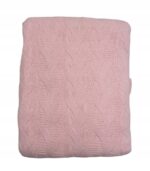 Kocyk dziecięcy Onno Baby pleciony z wełną 90x100 cm - obrazek 6