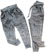 SPODNIE DRESOWE CHŁOPIĘCE, JOGGERY DZIECIĘCE, JUNIOR, SPODNIE DRESOWE BAWEŁNIANE - obrazek 2