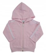 Bawełniany komplet dziewczęcy, RÓŻOWE PASKI - obrazek 2