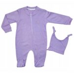 Romper z nogawkami i dopasowaną czapką dla niemowląt