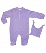 Romper z nogawkami i dopasowaną czapką dla niemowląt