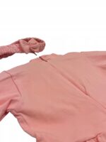 Elegancka dzianinowa sukienka dla dziewczynki w rozmiarze 92, komplet + opaska - obrazek 3