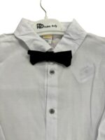 Garnitur dla chłopca, elegancki komplet, w komplecie z muszką - obrazek 13