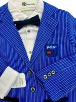 Garnitur dla chłopca, elegancki komplet, w komplecie z muszką - obrazek 9