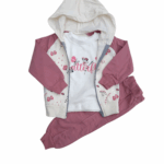 Dziewczęcy komplet dresowy 3-częściowy