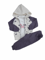 Dziewczęcy komplet dresowy 3-częściowy - obrazek 3