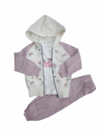 Dziewczęcy komplet dresowy 3-częściowy - obrazek 4