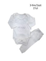 Komplet niemowlęcy dla dziewczynki z motylkami - obrazek 4