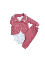 Elegancki komplet 3-częściowy dla dziewczynki - obrazek 2