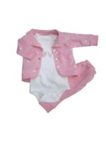 Elegancki komplet 3-częściowy dla dziewczynki