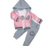 Dziewczęcy komplet dresowy z kapturem