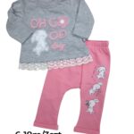 Komplet niemowlęcy z króliczkiem