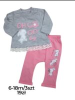 Komplet niemowlęcy z króliczkiem