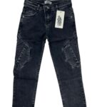 Chłopięce spodnie jeansowe cargo