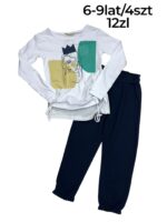 Dziewczęcy komplet bluzka i spodnie - obrazek 3