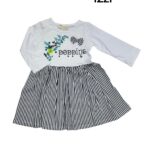 Sukienka dziewczęca z długim rękawem Poppins